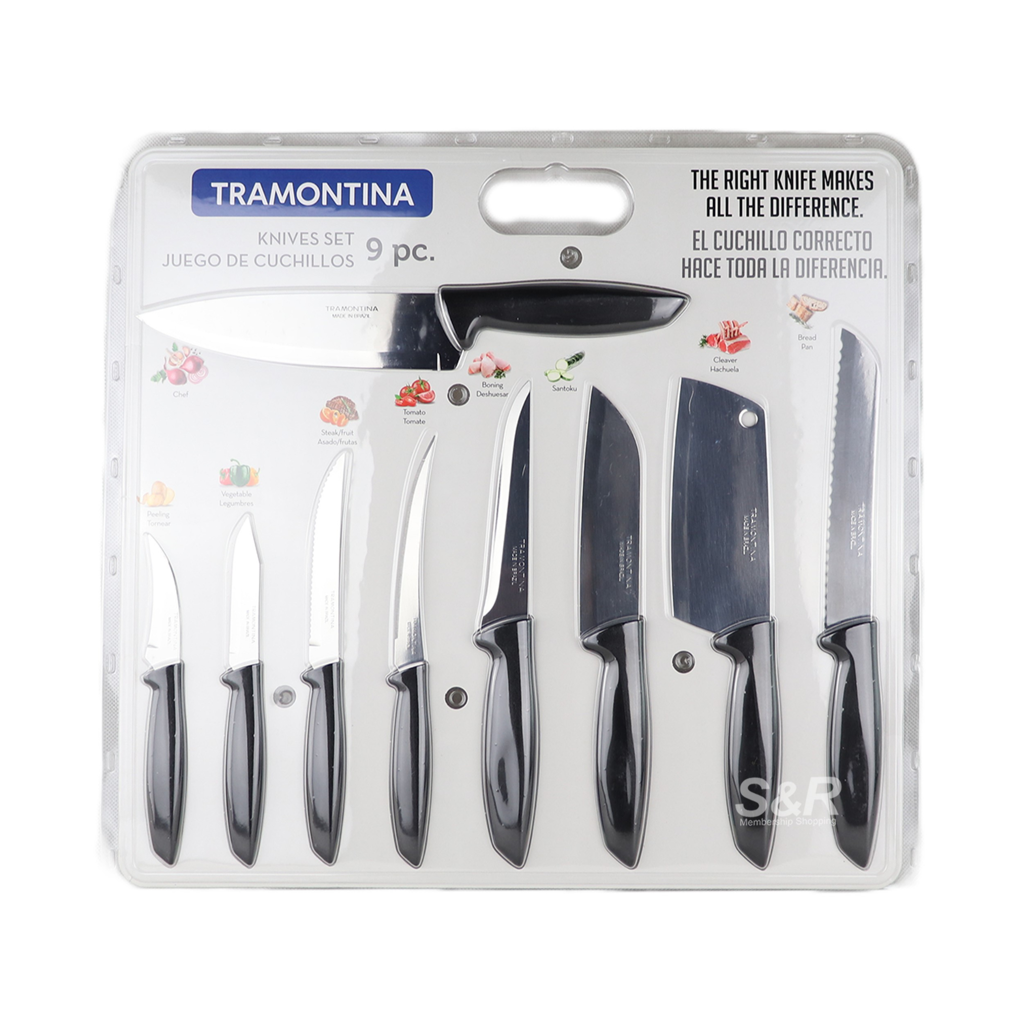 Tramontina Plenus Knives Set 9pcs Tramontina Plenus Knives Set 9pcs